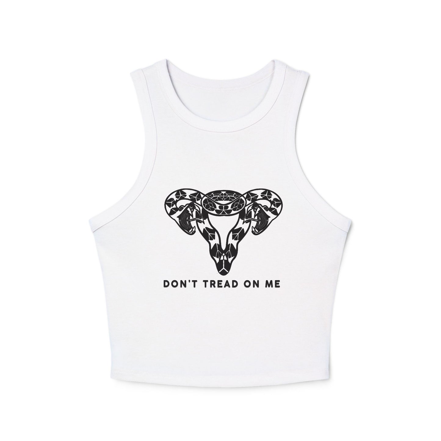 Double Headed Rattlesnake Racer Tank Top